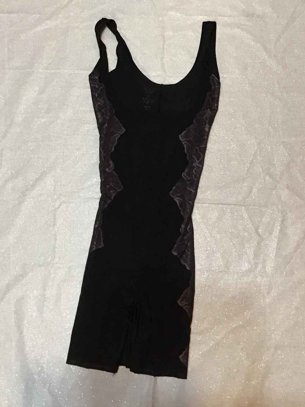 Assets By Spanx Black Lace-Trim Shapewear